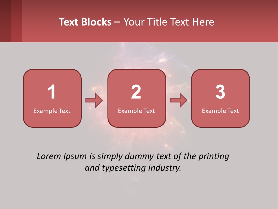 A Colorful Explosion Of Light On A Black Background PowerPoint Template