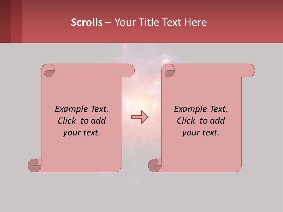 A Colorful Explosion Of Light On A Black Background PowerPoint Template