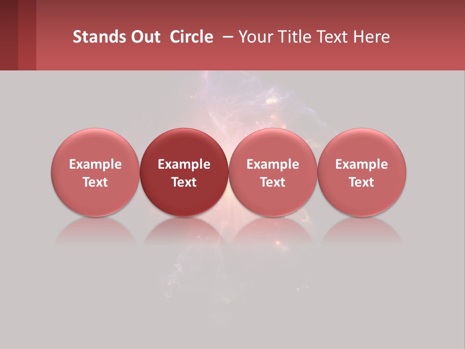 A Colorful Explosion Of Light On A Black Background PowerPoint Template