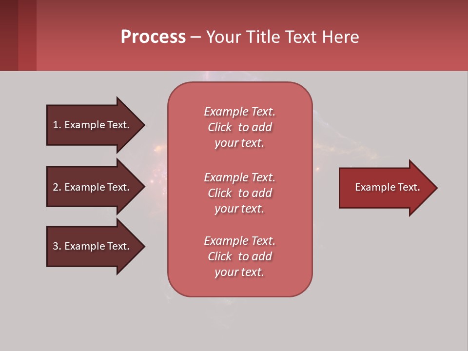 A Colorful Explosion Of Light On A Black Background PowerPoint Template