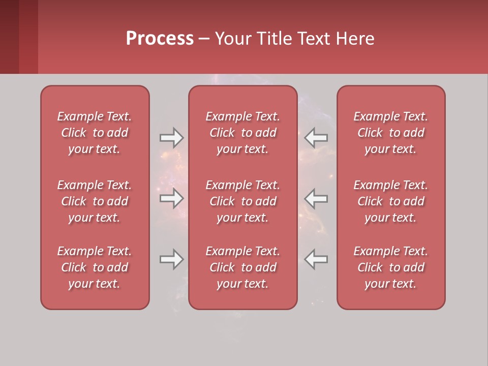 A Colorful Explosion Of Light On A Black Background PowerPoint Template