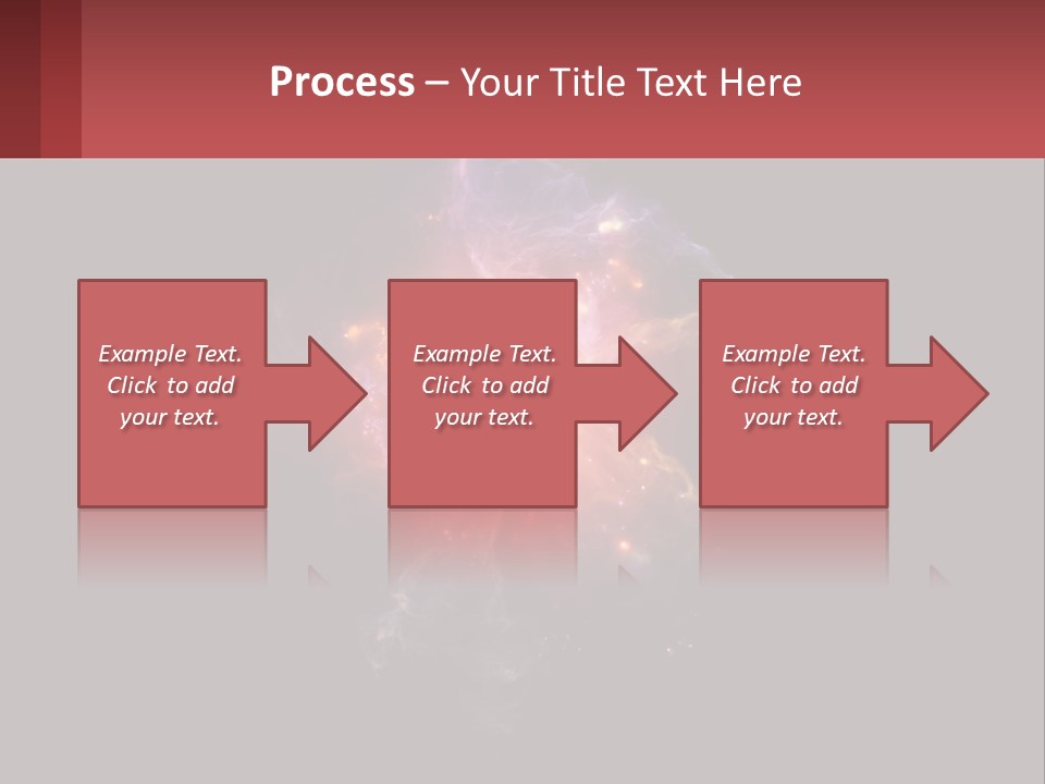 A Colorful Explosion Of Light On A Black Background PowerPoint Template