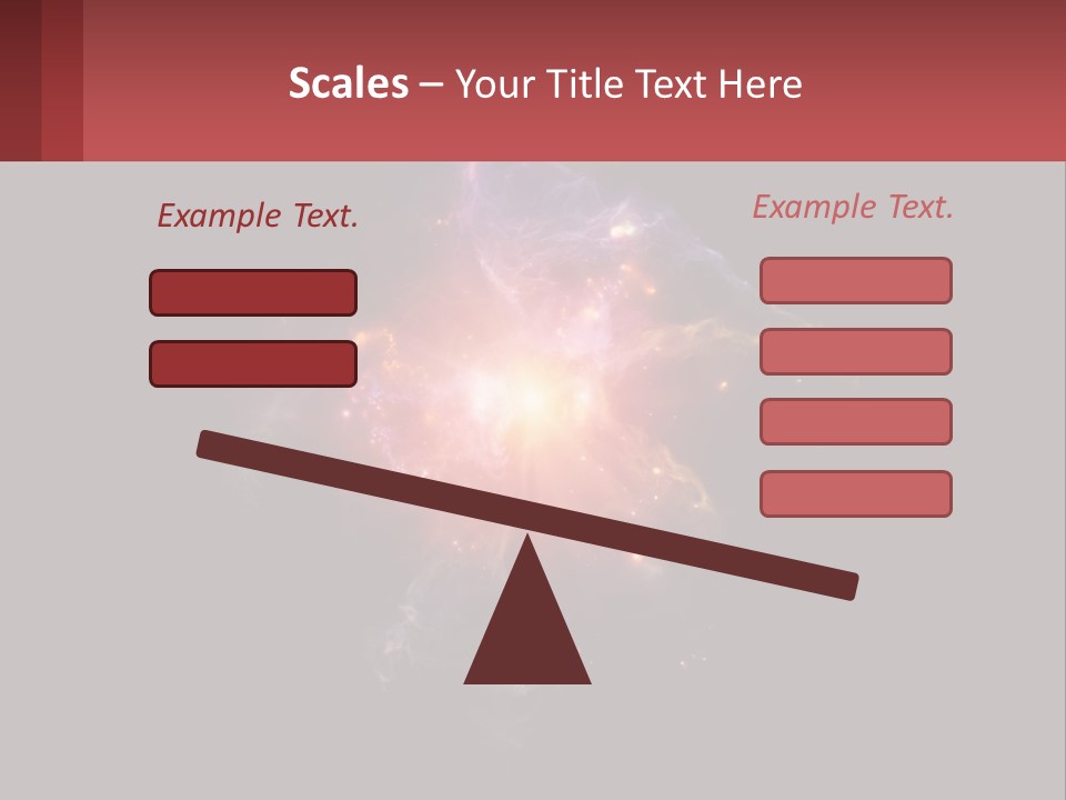 A Colorful Explosion Of Light On A Black Background PowerPoint Template