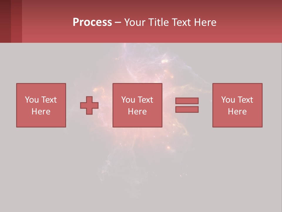 A Colorful Explosion Of Light On A Black Background PowerPoint Template