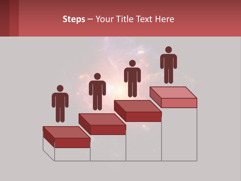 A Colorful Explosion Of Light On A Black Background PowerPoint Template