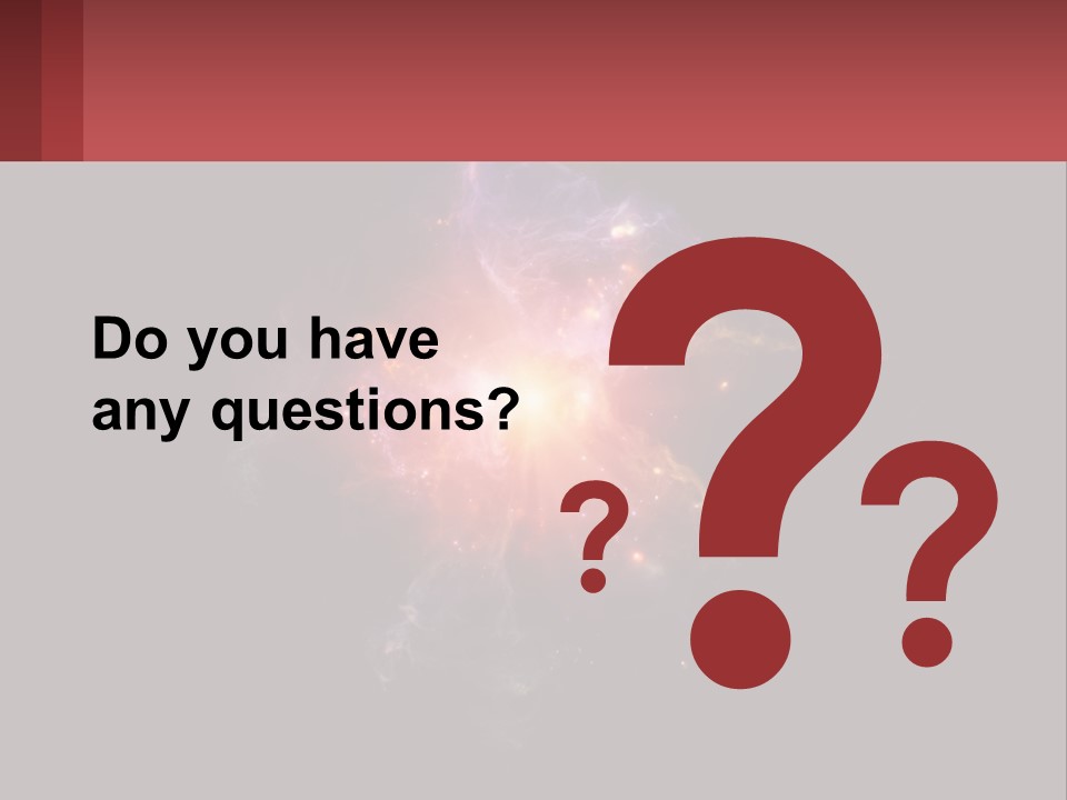 A Colorful Explosion Of Light On A Black Background PowerPoint Template