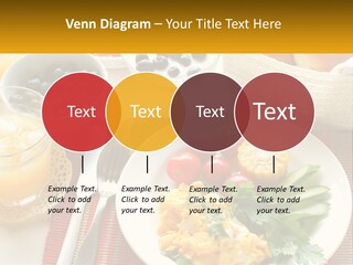 A Plate Of Food On A Table With A Glass Of Orange Juice PowerPoint Template