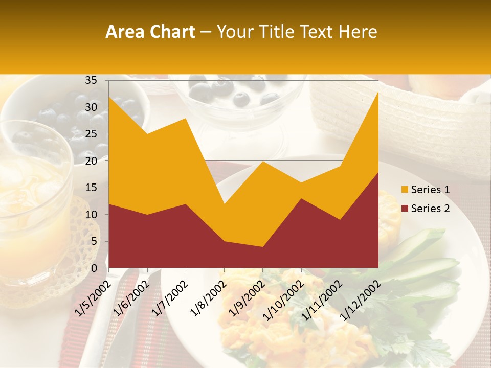 A Plate Of Food On A Table With A Glass Of Orange Juice PowerPoint Template