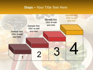A Plate Of Food On A Table With A Glass Of Orange Juice PowerPoint Template