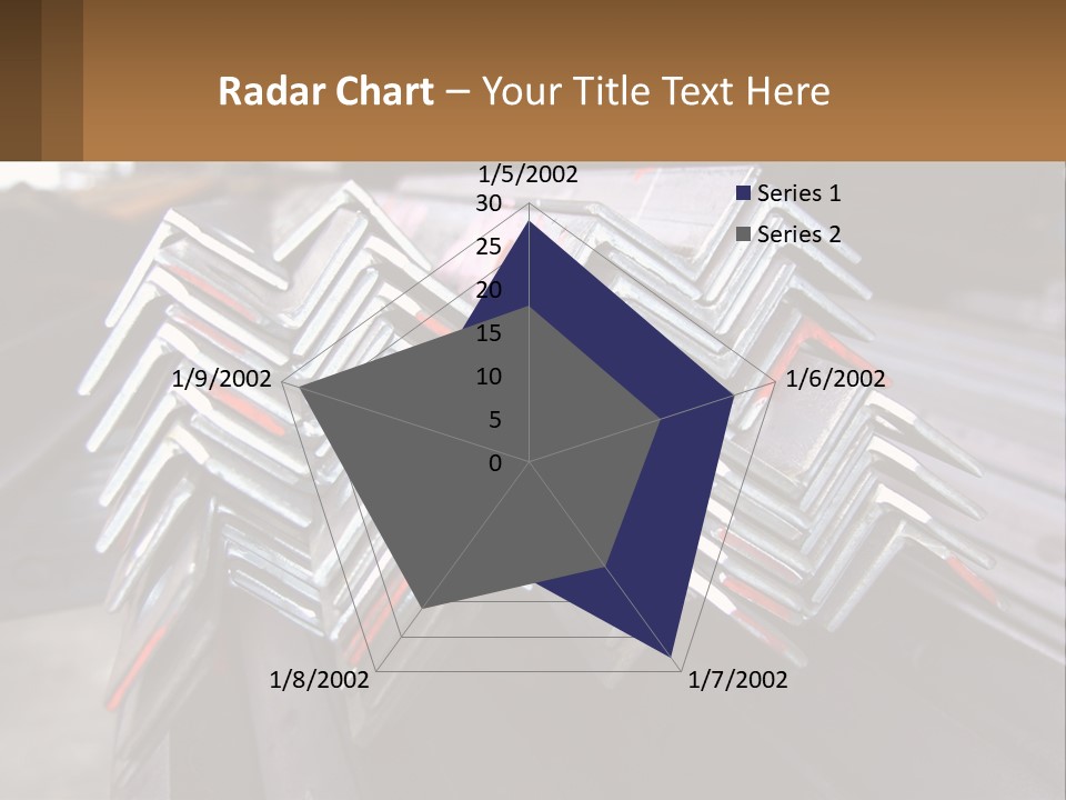A Bunch Of Metal Bars Stacked On Top Of Each Other PowerPoint Template