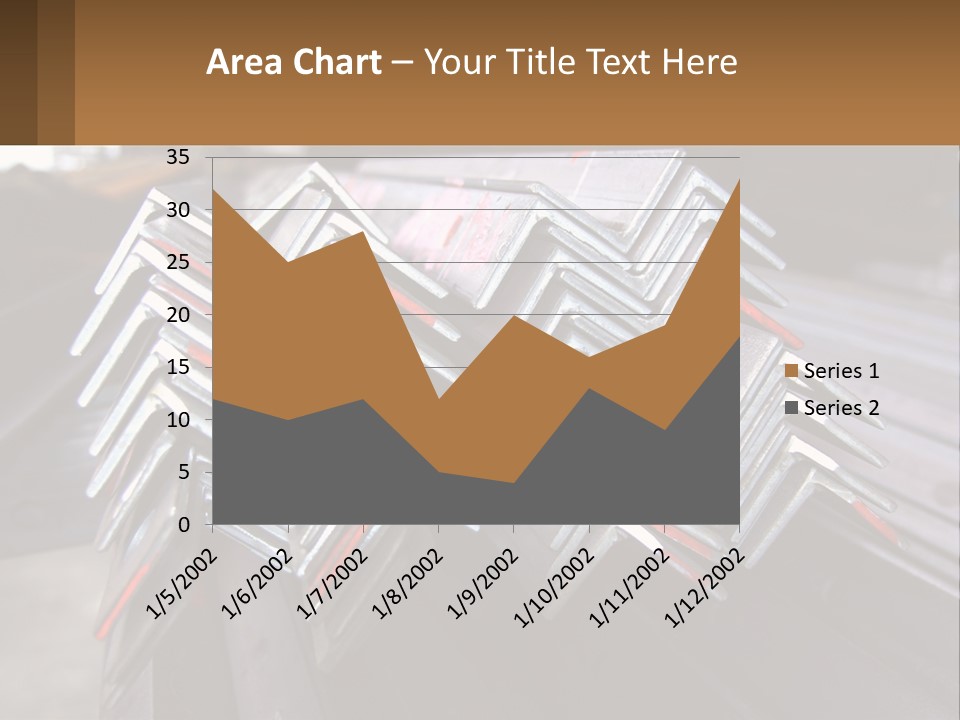 A Bunch Of Metal Bars Stacked On Top Of Each Other PowerPoint Template