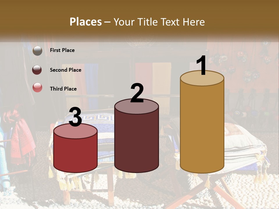 A Room Filled With Lots Of Different Colored Items PowerPoint Template