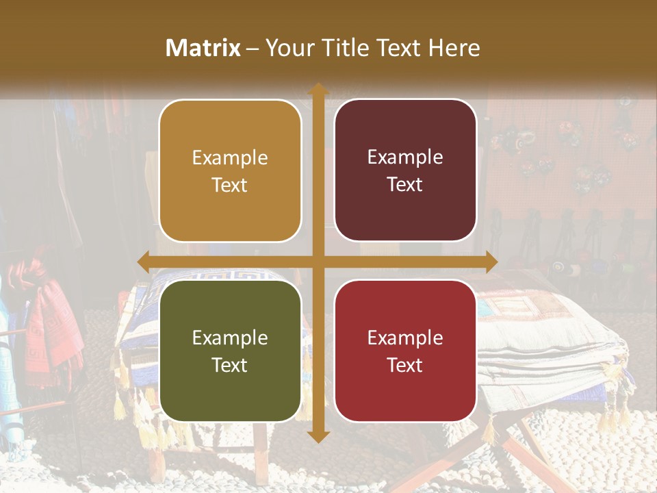 A Room Filled With Lots Of Different Colored Items PowerPoint Template