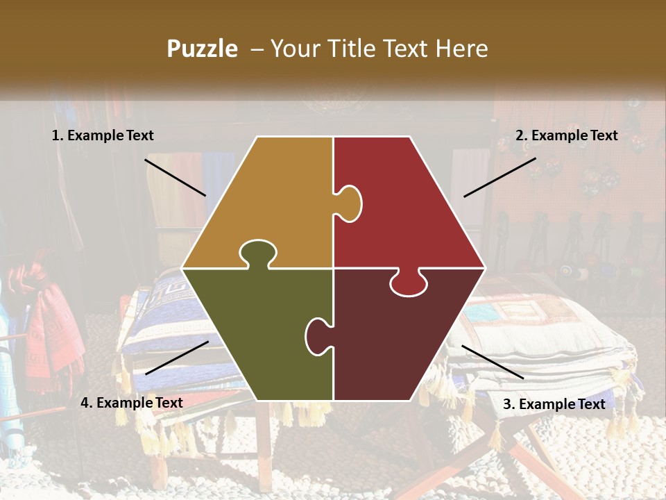 A Room Filled With Lots Of Different Colored Items PowerPoint Template