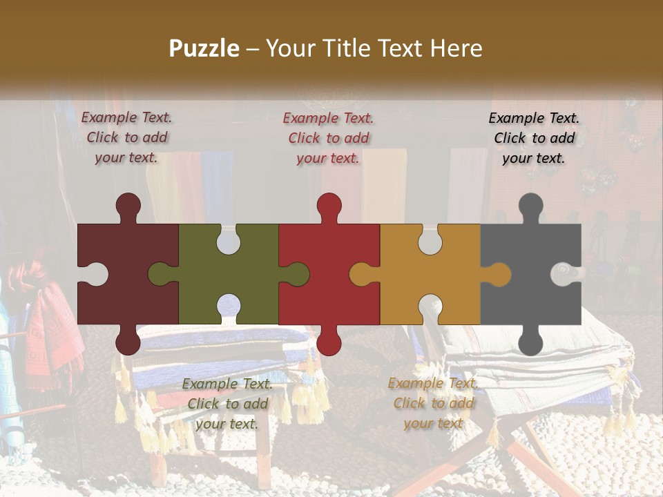 A Room Filled With Lots Of Different Colored Items PowerPoint Template