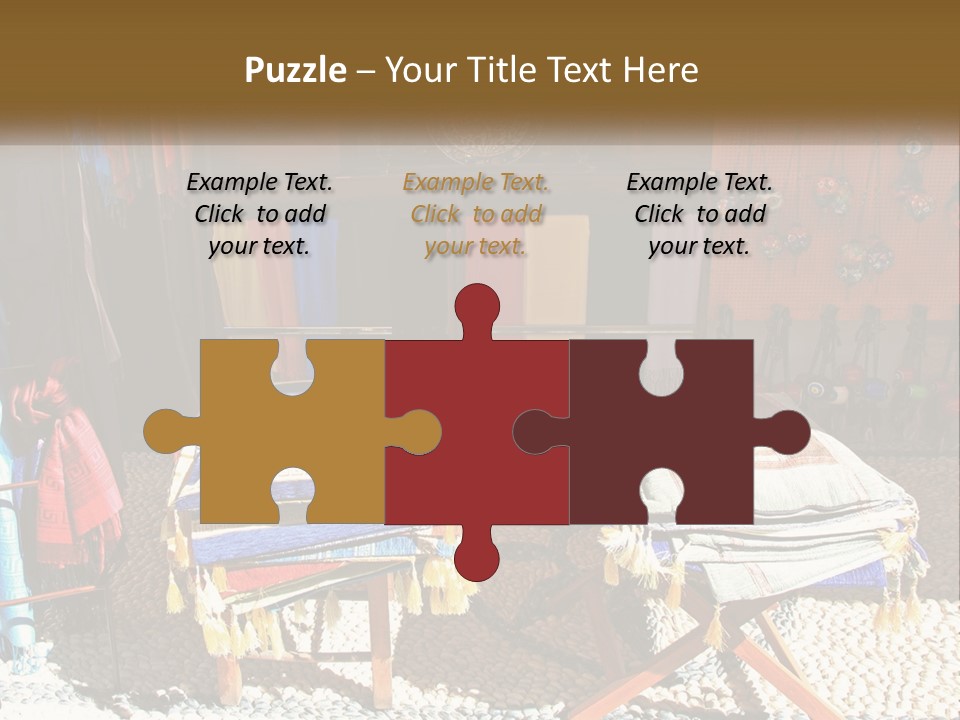 A Room Filled With Lots Of Different Colored Items PowerPoint Template