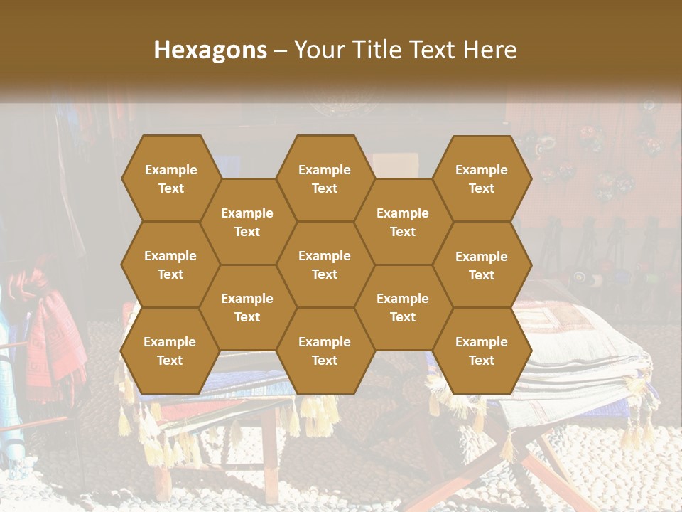 A Room Filled With Lots Of Different Colored Items PowerPoint Template