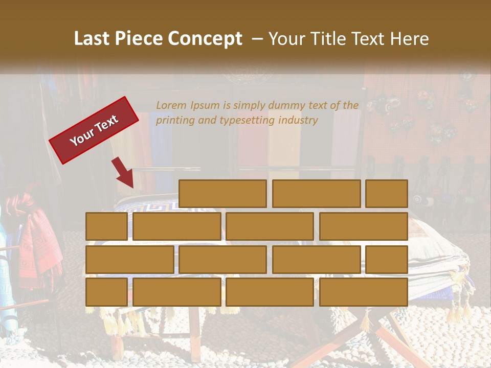 A Room Filled With Lots Of Different Colored Items PowerPoint Template