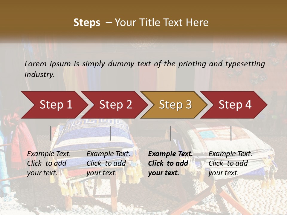 A Room Filled With Lots Of Different Colored Items PowerPoint Template