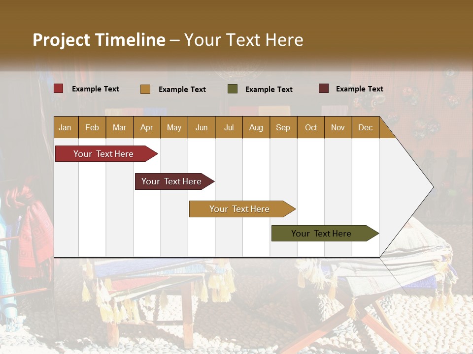 A Room Filled With Lots Of Different Colored Items PowerPoint Template