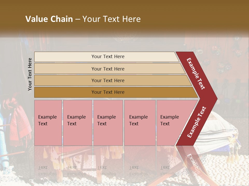A Room Filled With Lots Of Different Colored Items PowerPoint Template