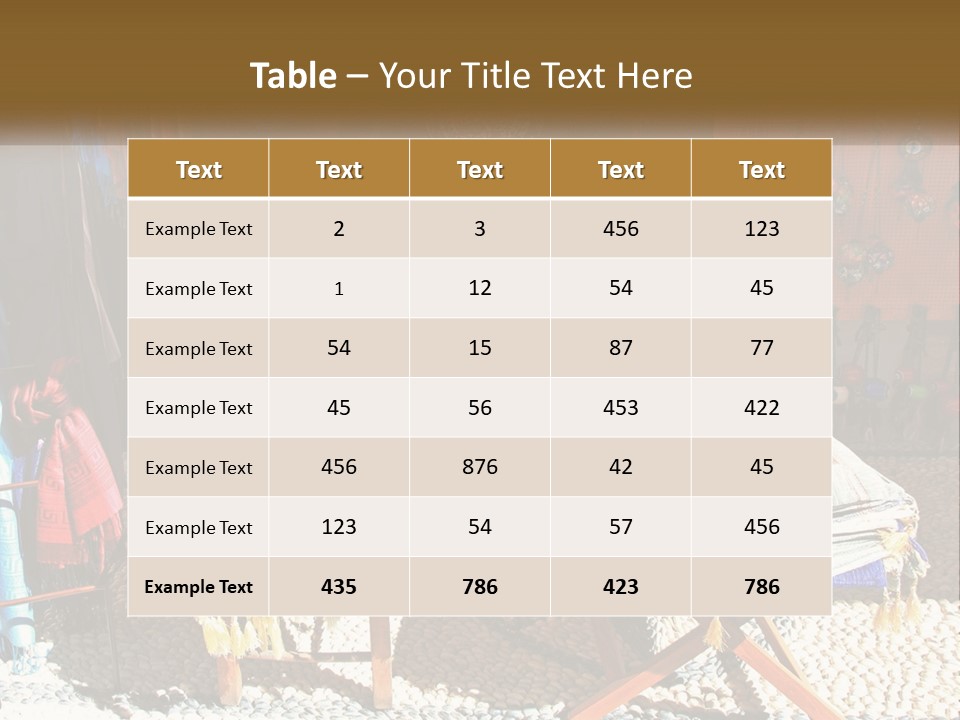 A Room Filled With Lots Of Different Colored Items PowerPoint Template