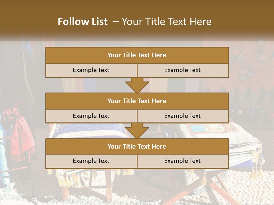 A Room Filled With Lots Of Different Colored Items PowerPoint Template
