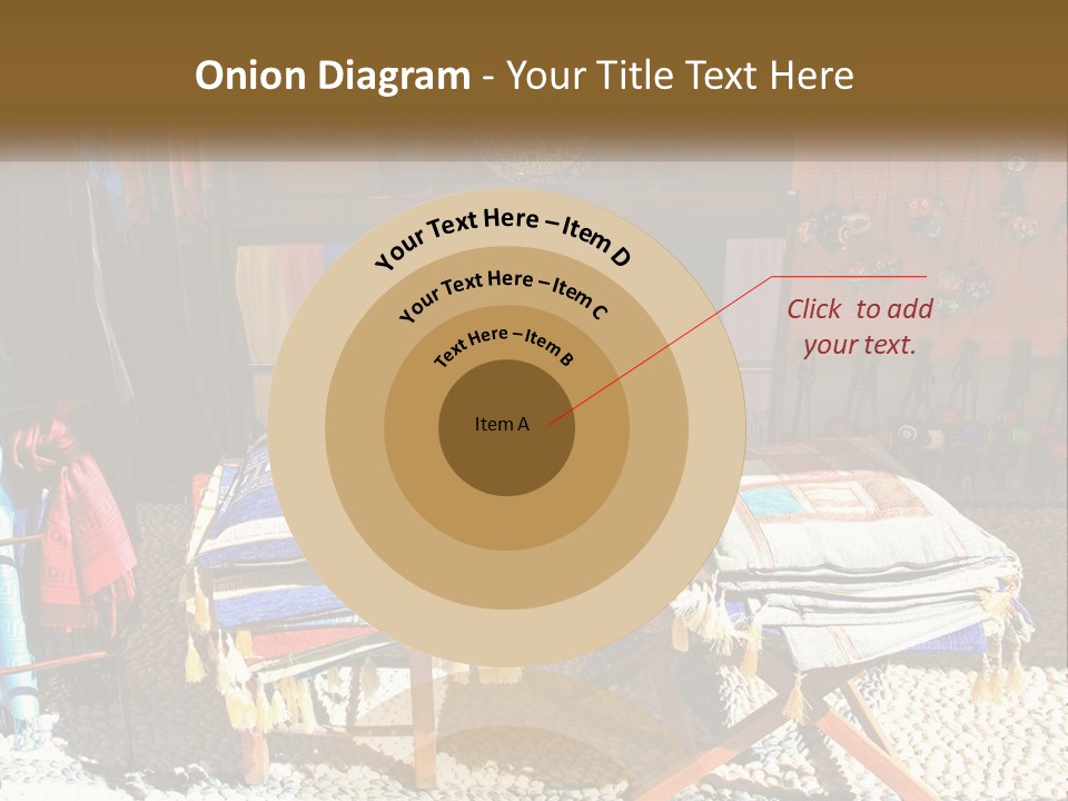 A Room Filled With Lots Of Different Colored Items PowerPoint Template