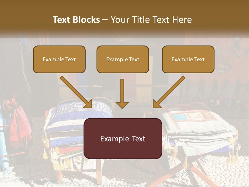 A Room Filled With Lots Of Different Colored Items PowerPoint Template