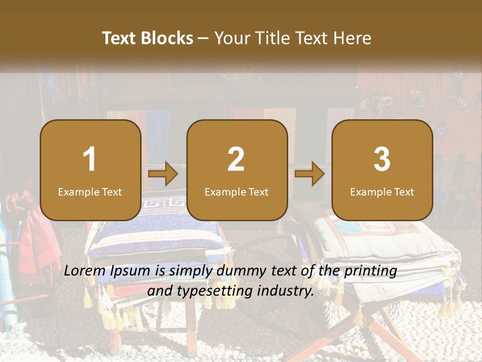 A Room Filled With Lots Of Different Colored Items PowerPoint Template