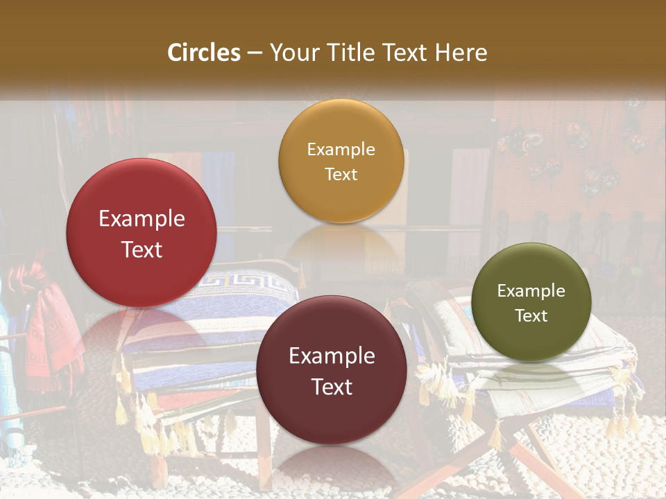 A Room Filled With Lots Of Different Colored Items PowerPoint Template