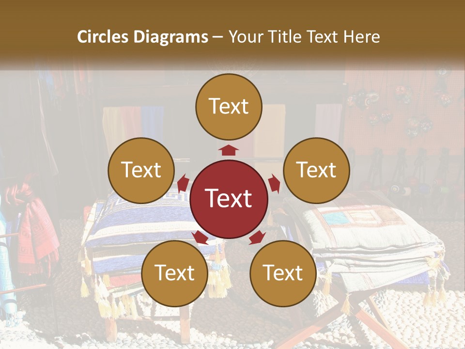 A Room Filled With Lots Of Different Colored Items PowerPoint Template