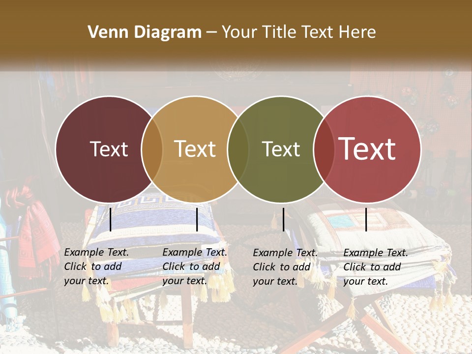 A Room Filled With Lots Of Different Colored Items PowerPoint Template