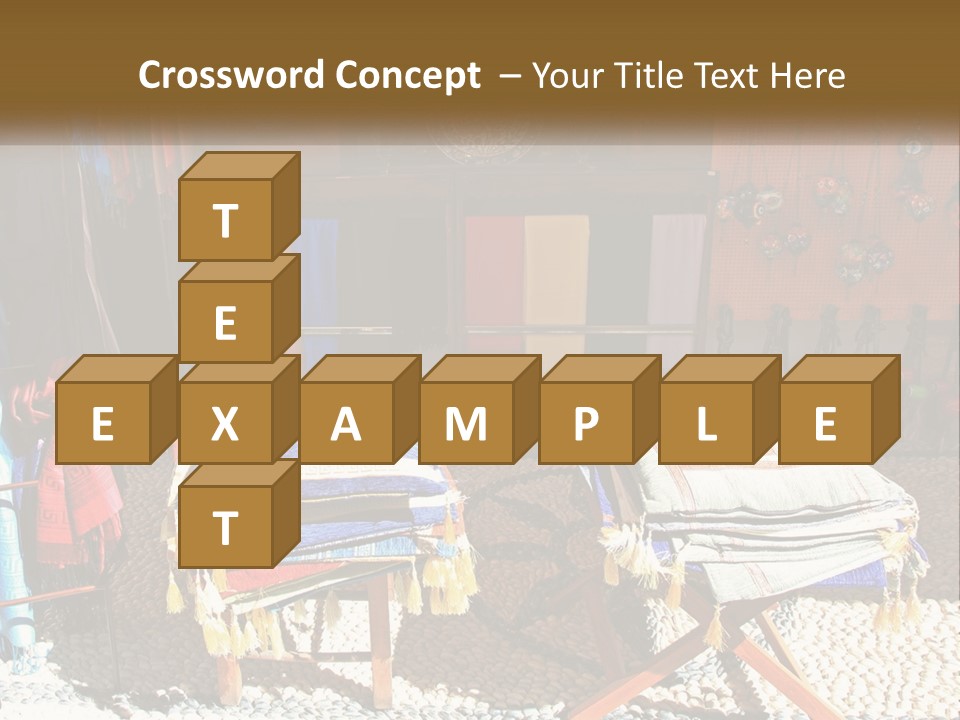 A Room Filled With Lots Of Different Colored Items PowerPoint Template