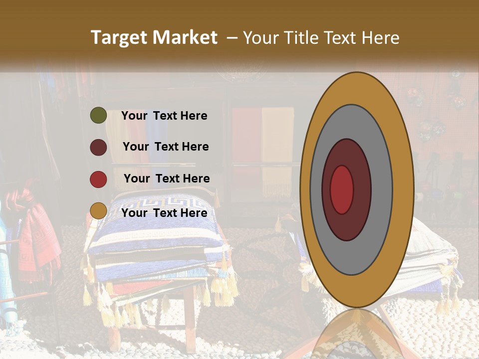 A Room Filled With Lots Of Different Colored Items PowerPoint Template