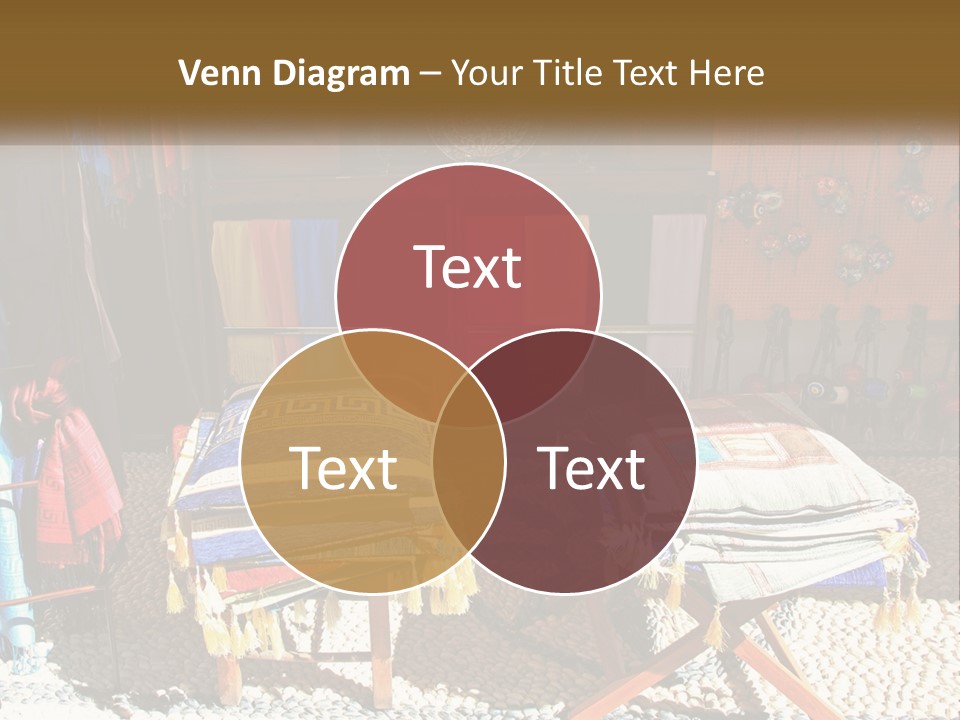 A Room Filled With Lots Of Different Colored Items PowerPoint Template