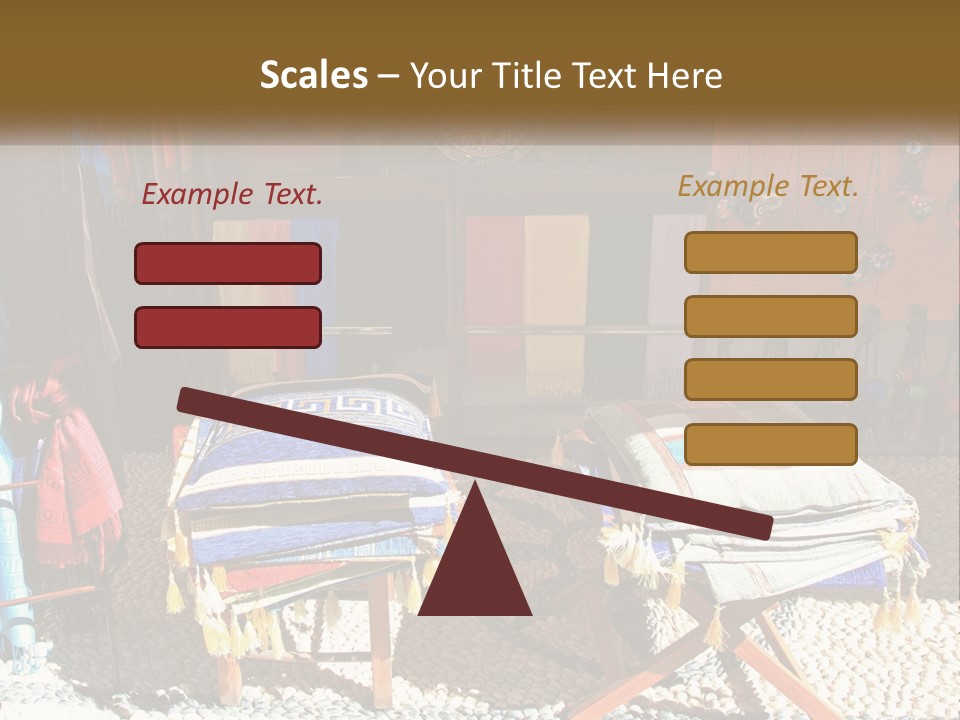 A Room Filled With Lots Of Different Colored Items PowerPoint Template