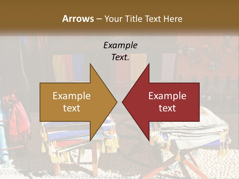 A Room Filled With Lots Of Different Colored Items PowerPoint Template