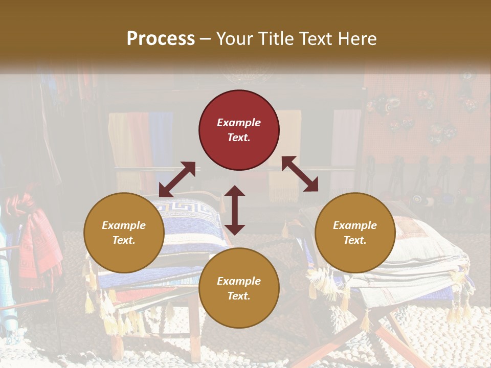 A Room Filled With Lots Of Different Colored Items PowerPoint Template