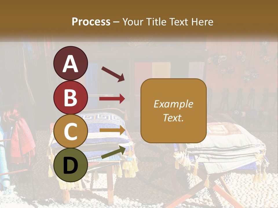 A Room Filled With Lots Of Different Colored Items PowerPoint Template