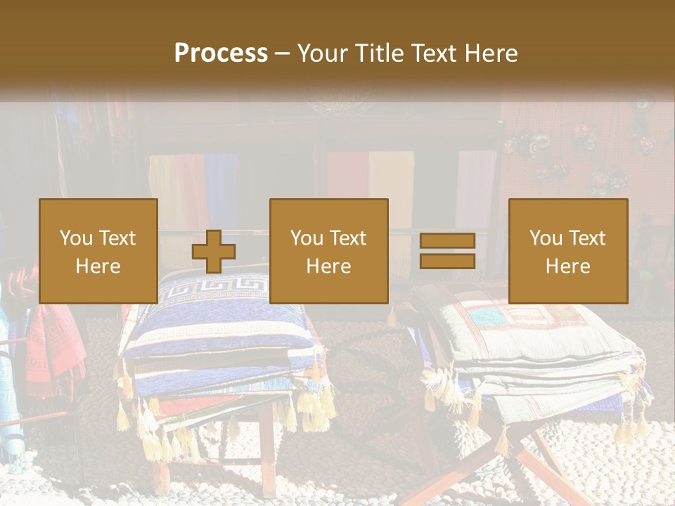 A Room Filled With Lots Of Different Colored Items PowerPoint Template