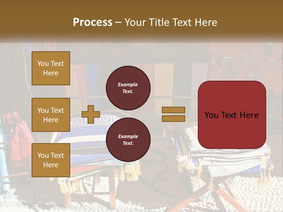 A Room Filled With Lots Of Different Colored Items PowerPoint Template