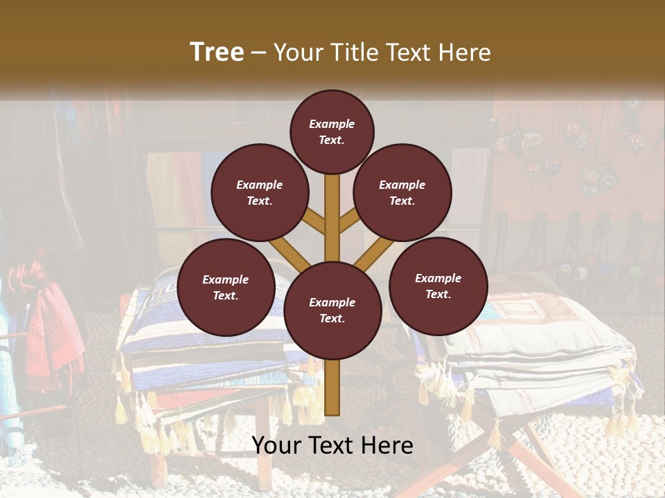 A Room Filled With Lots Of Different Colored Items PowerPoint Template