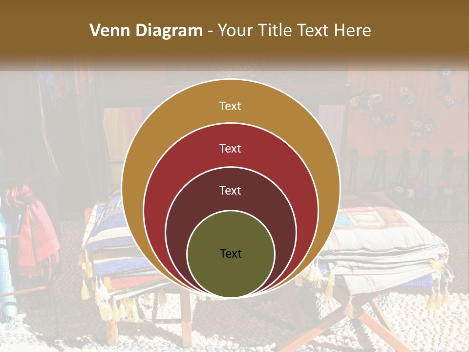 A Room Filled With Lots Of Different Colored Items PowerPoint Template