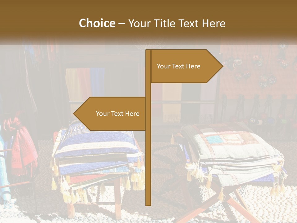 A Room Filled With Lots Of Different Colored Items PowerPoint Template