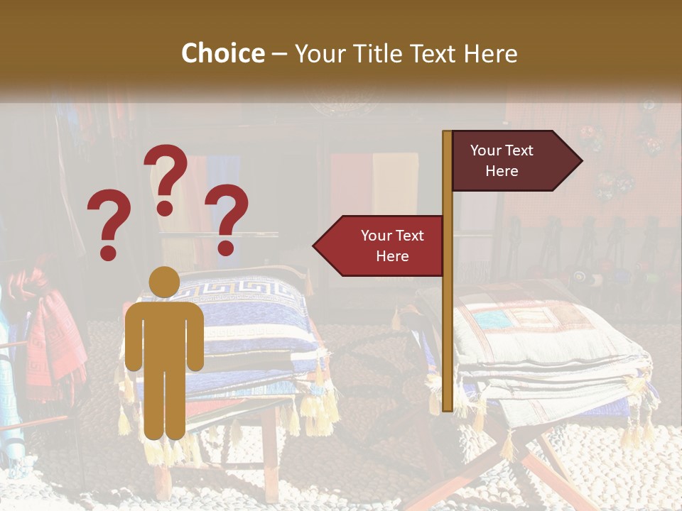 A Room Filled With Lots Of Different Colored Items PowerPoint Template