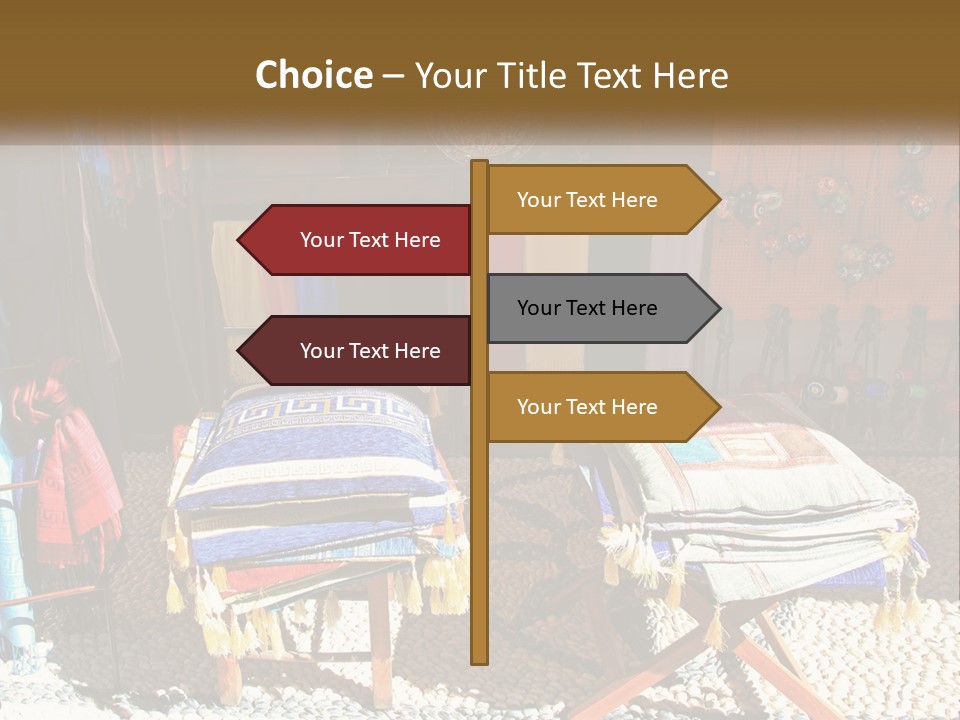 A Room Filled With Lots Of Different Colored Items PowerPoint Template