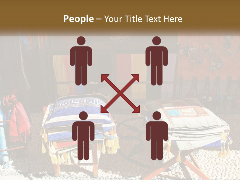 A Room Filled With Lots Of Different Colored Items PowerPoint Template