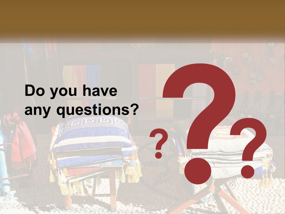 A Room Filled With Lots Of Different Colored Items PowerPoint Template