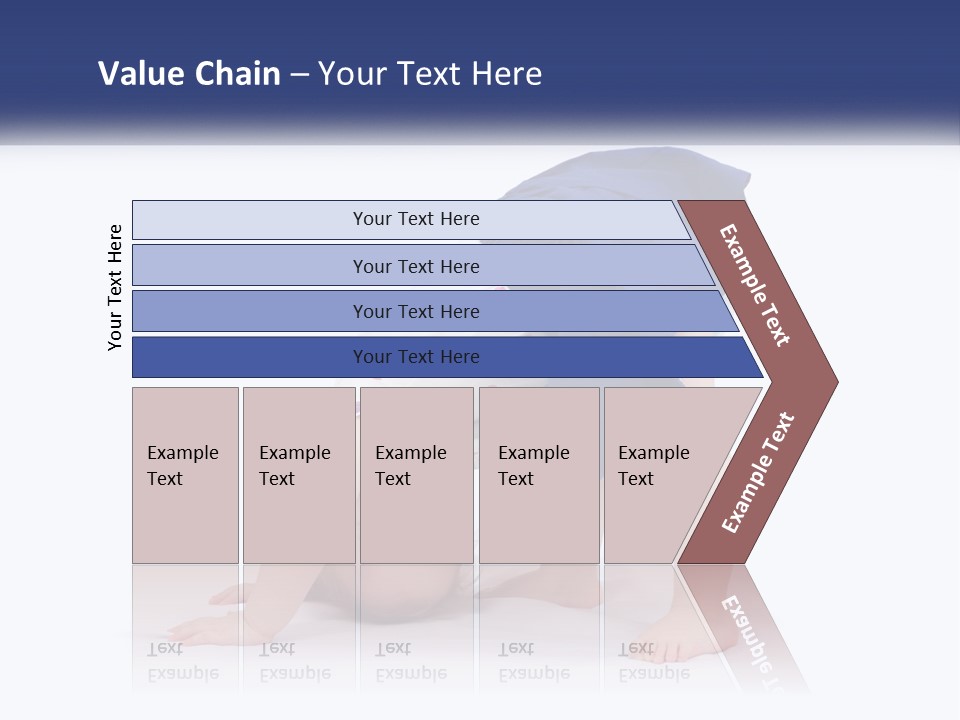 A Young Child Is Doing A Handstand On The Ground PowerPoint Template